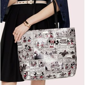 Kate Spade × minnie mouse comic tote